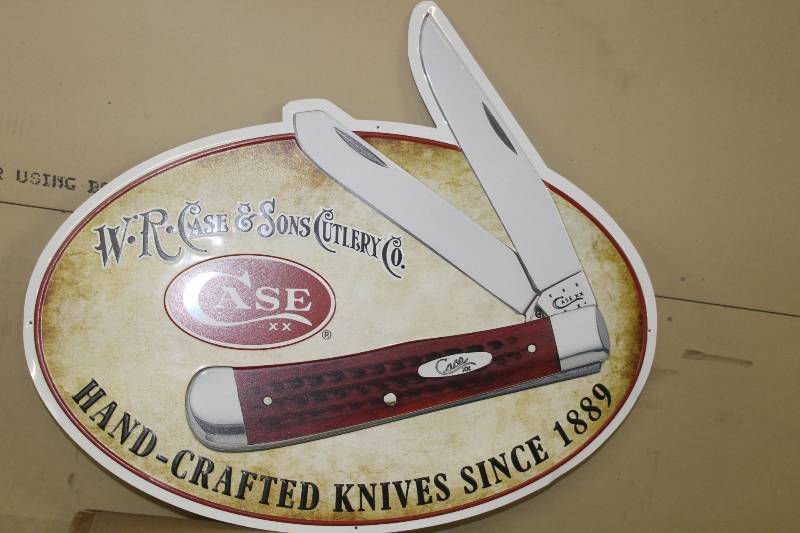 lot 2042 image: Case Knife Signage