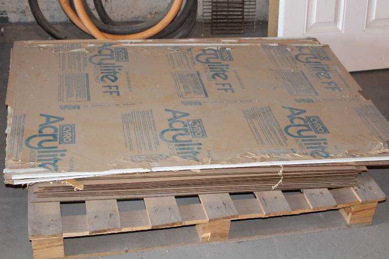 lot 2052 image: Acrylic Sheets