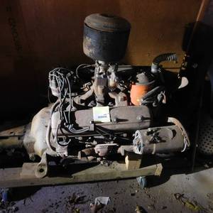 lot 8000 image: Antique 1955 224 Studebaker V8 Engine
