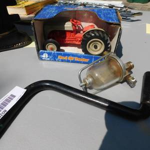 lot 8029 image: Ford 8N  Diecast Tractor &  Lifesize Tractor Parts
