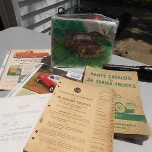 lot 8055 image: Antique 1955 Studebaker Memorabilia