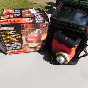 lot 8032 image: � Craftsman 360 Rotating Level wLaser Trac