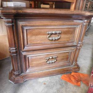 lot 8036 image: Large MCM Bedside Table