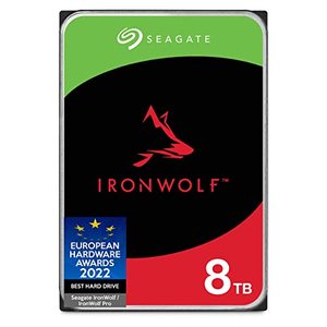 lot 5653 image: Seagate IronWolf 8TB NAS Internal Hard Drive HDD - 3.5 Inch SATA 6Gbs 7200 RPM 256MB Cache for RAID Network Attached Storage - Frustration Free Packaging (ST8000VNZ04N004)