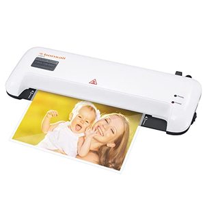lot 5679 image: Thermal Laminator, Bonsaii A4 Laminating Machine for HomeOfficeSchool, 9 Inch Personal Desktop Hot and Cold Portable Lamination Machine (L409-A)