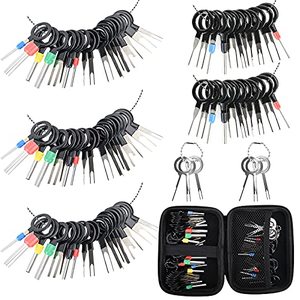lot 5717 image: Terminal Removal Tool Kit 82 Pcs Depinning Tool Electrical Connector Pin Removal Tool Kit Pin Extractor Tool Set Wire Terminal Release Tool for Automotive Car Household Devices