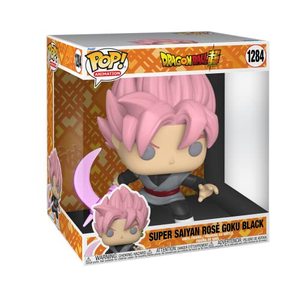 lot 5792 image: Funko Pop Jumbo Dragon Ball Super - Super Saiyan Rose Goku Black with Translucent Scythe