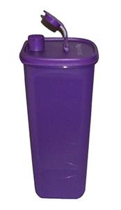 lot 6696 image: Tupperware 2 Quart Square Refrigerator Pitcher in Grape Purple