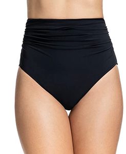 lot 6710 image: Profile by Gottex Womens Standard Ruched Super High Waist Swimsuit Bottom, Tutti Frutti Black, 6