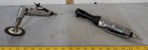 lot 445 image: Dayton 14 angle grinder & black max air accessories 38 drive air ratchet