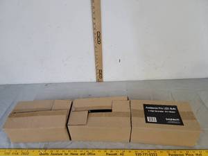 lot 471 image: New Box of ambience pro LED bulb 2 watt dimmable s14 shape & (2) open boxes