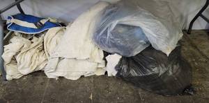 lot 476 image: Large lot of paint cloths