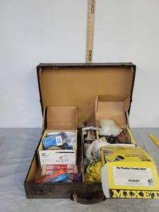 lot 494 image: Plumbing  hardware  light fixture  electric wire & more