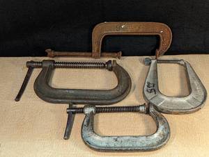lot 641 image: Large C Clamps.