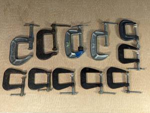 lot 643 image: C Clamps.