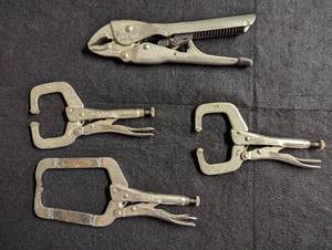 lot 650 image: Locking Clamps and Pliers.