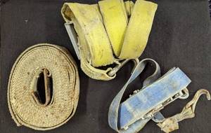 lot 675 image: 3 Winch Straps