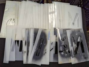 lot 680 image: Pavement Parking Lot Stencils Letters and Numbers.