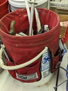 lot 791 image: Bucket Boss and Contents.