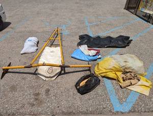 lot 711 image: Ice Boat and Accessories.