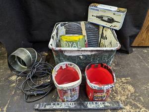 lot 761 image: Paint Buckets and More.