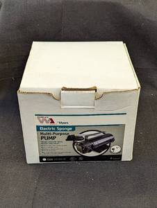 lot 776 image: Electric sponge multi purpose pump.