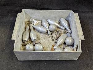 lot 779 image: Metal bowling themed pull strings.