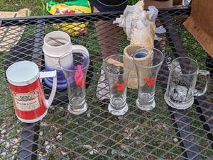 lot 599 image: (25) Coors drinking glasses & various glasses