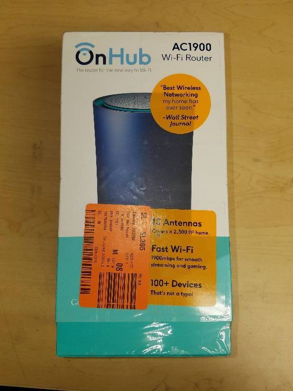 lot 1751 image: OnHub Wifi Router