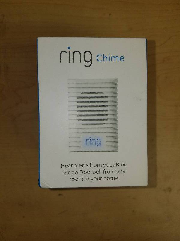 lot 1754 image: Ring Chime with Wall Plug Adapter