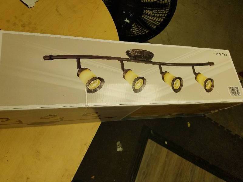 lot 1788 image: Hampton Bay Halogen Track Lighting Fixture