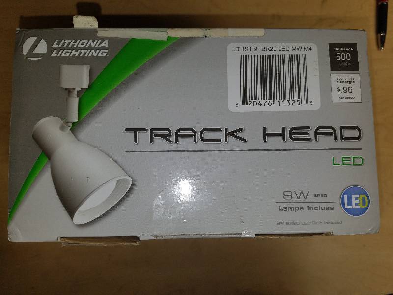 lot 1789 image: Lithonia Lighting White LED track head