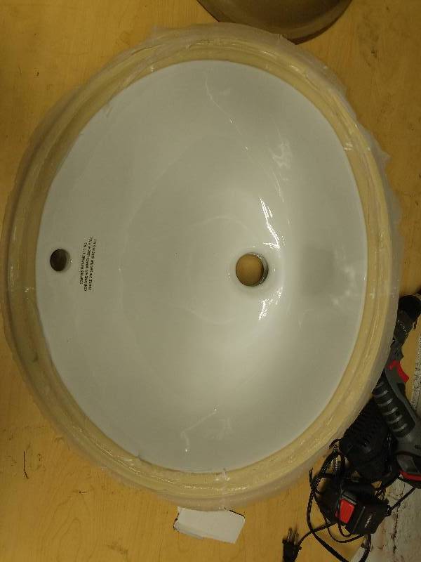 lot 1808 image: Round undermount sink
