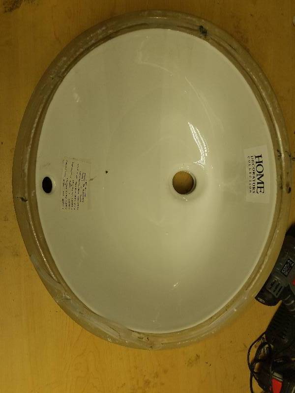 lot 1809 image: Round undermount sink