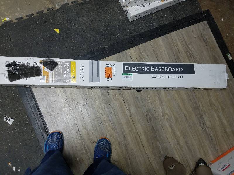 lot 1816 image: Cadet baseboard Heater 60