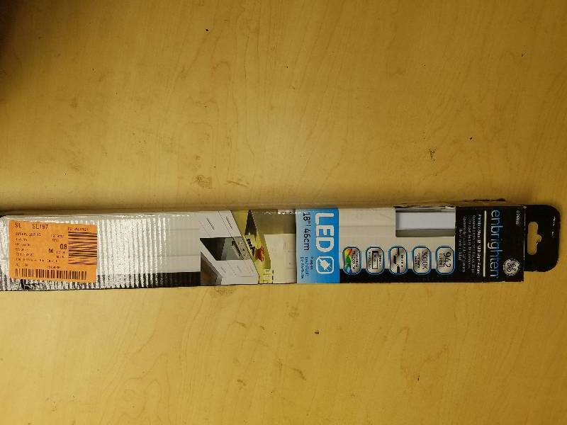 lot 1844 image: Enbrighten 18 LED Premium Steel Light Fixture