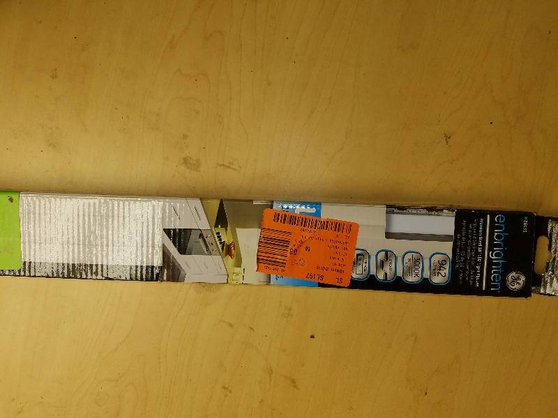 lot 1845 image: Enbrighten 18 LED Premium Steel Light Fixture