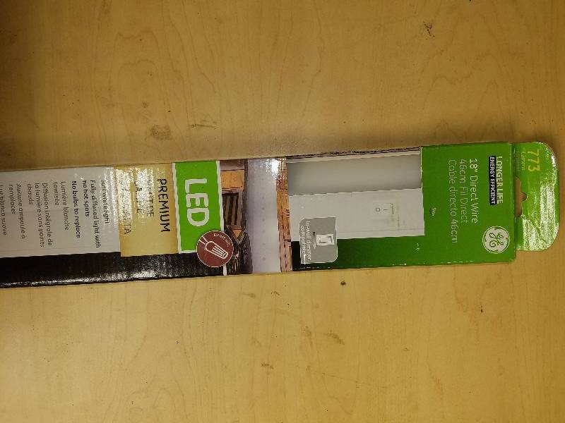 lot 1847 image: Long Life 18 Direct Wire LED Soft White Fixture