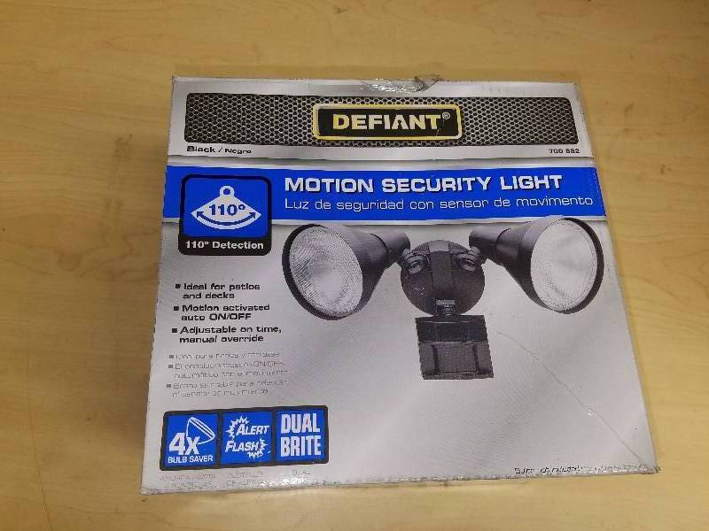 lot 1893 image: Defiant Motion Security Lights