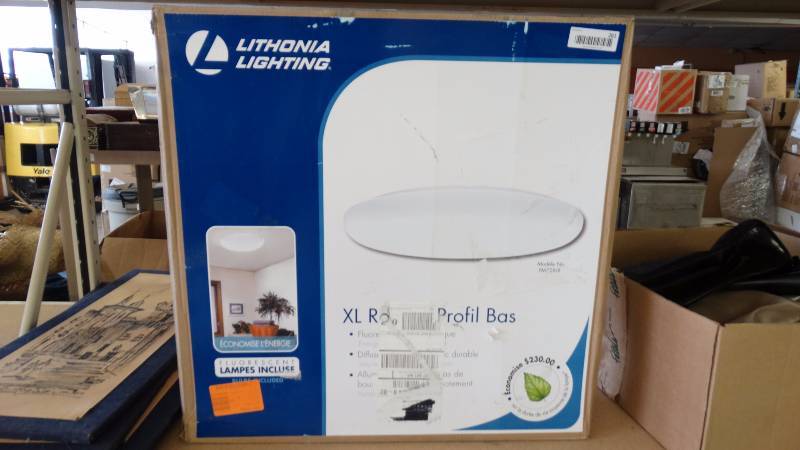 lot 261 image: Lithenia lighting XL low profile bas.