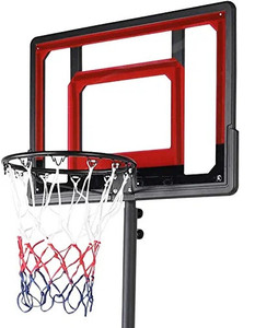 lot 17659 image: FunJump Outdoor Kids Basketball Hoop Adjustable Height Portable $100 Retail