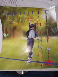 lot 17669 image: Ninja Line With Hanging Obstacles New
