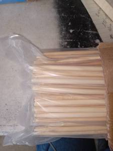 lot 17671 image: $30 retail. Jungle Stix 110pcs Bamboo Sticks Kebob 36 in. long 5mm thick