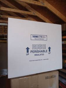 lot 17697 image: Polar Tech Thermo Chill Insulated Carton with Foam Shipper 16 x 23 x 20