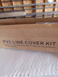 lot 17715 image: PVC Line Cover Kit for Split Air Conditioner and Heat Pump
