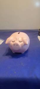 lot 1815 image: Pink piggy bank