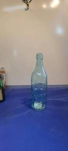 lot 1825 image: Tinted blue bottle