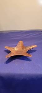 lot 1858 image: Metal star dish
