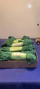 lot 1861 image: Flat of 100% Virgin wool rug yarn.