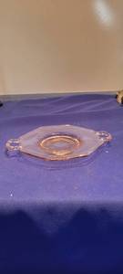 lot 1876 image: Vintage pink depression glass